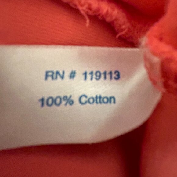 CUFFY'S OF CAPE COD women's 1/4-zip coral sweatshirt (XL) - Picture 7 of 7